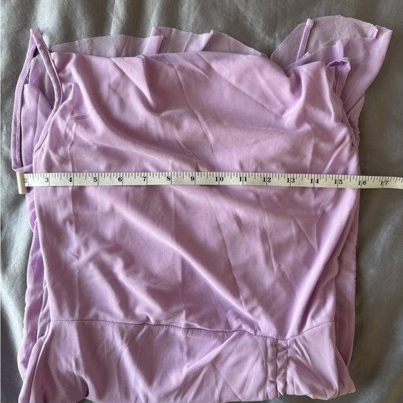 PrettyLittleThing Lilac Asymmetrical Dress - Picture 5 of 7